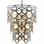 Bronze Gold Leaf Mauresque Chandelier