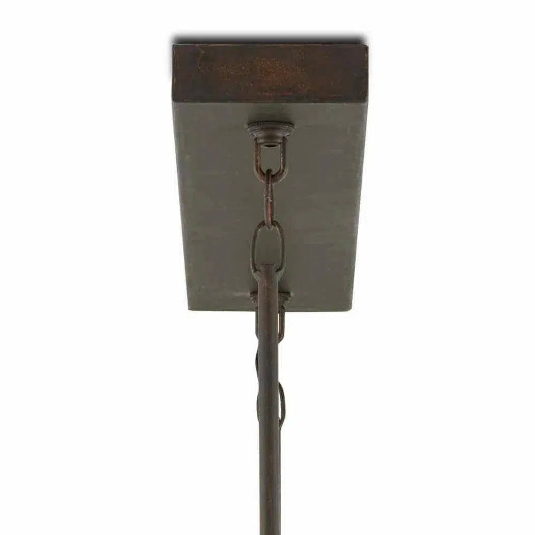 Bronze Gold Middleton Bronze Rectangular Chandelier