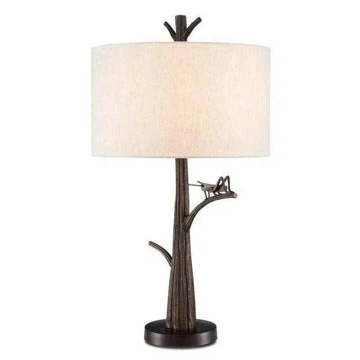 Bronze Grasshopper Table Lamp - LOOMLAN - Currey & Co - Table Lamps