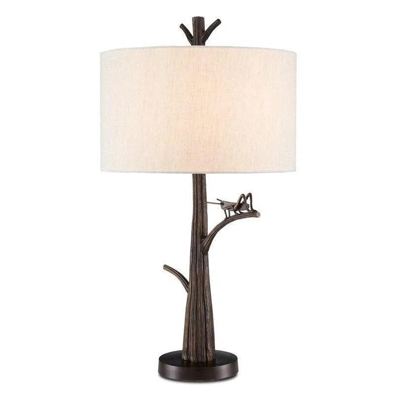 Bronze Grasshopper Table Lamp Table Lamps LOOMLAN By Currey & Co