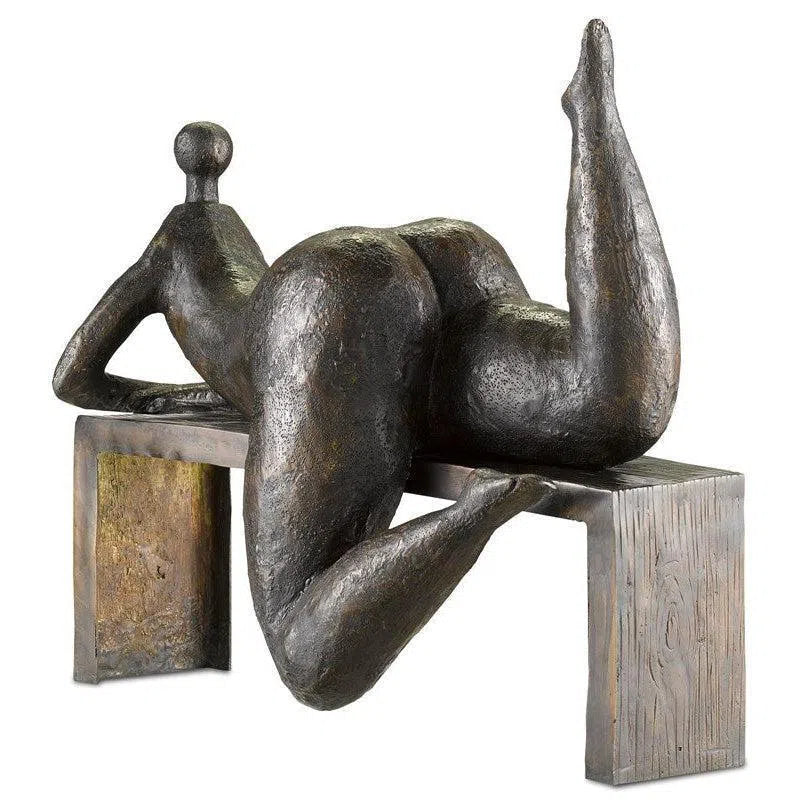 Bronze Odalisque Bronze Statues & Sculptures LOOMLAN By Currey & Co