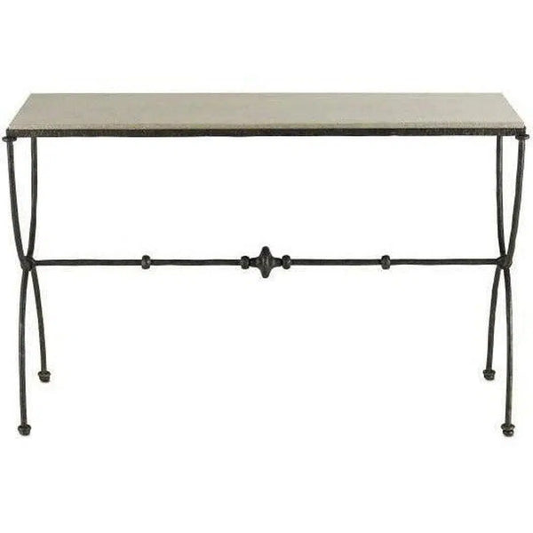 Bronze Polished Concrete Agora Console Table