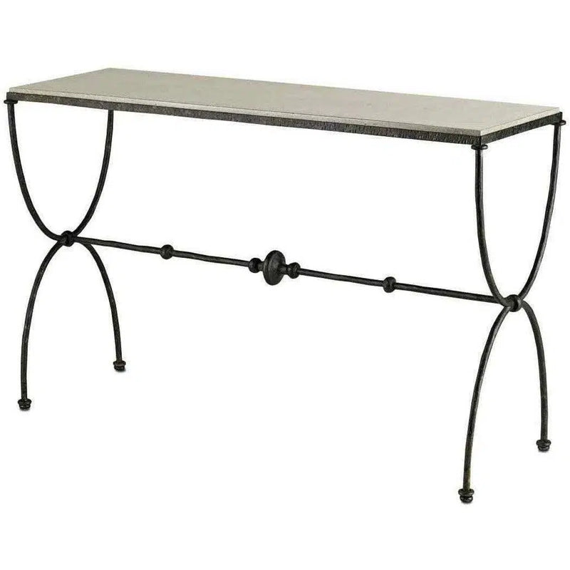 Bronze Polished Concrete Agora Console Table