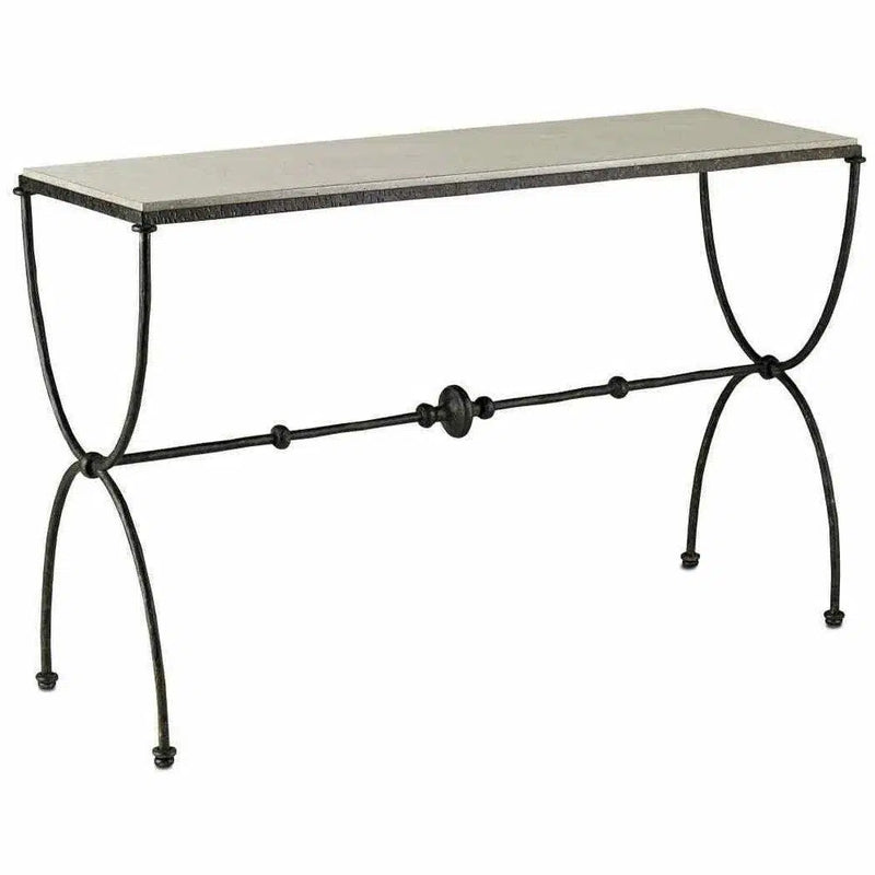 Bronze Polished Concrete Agora Console Table