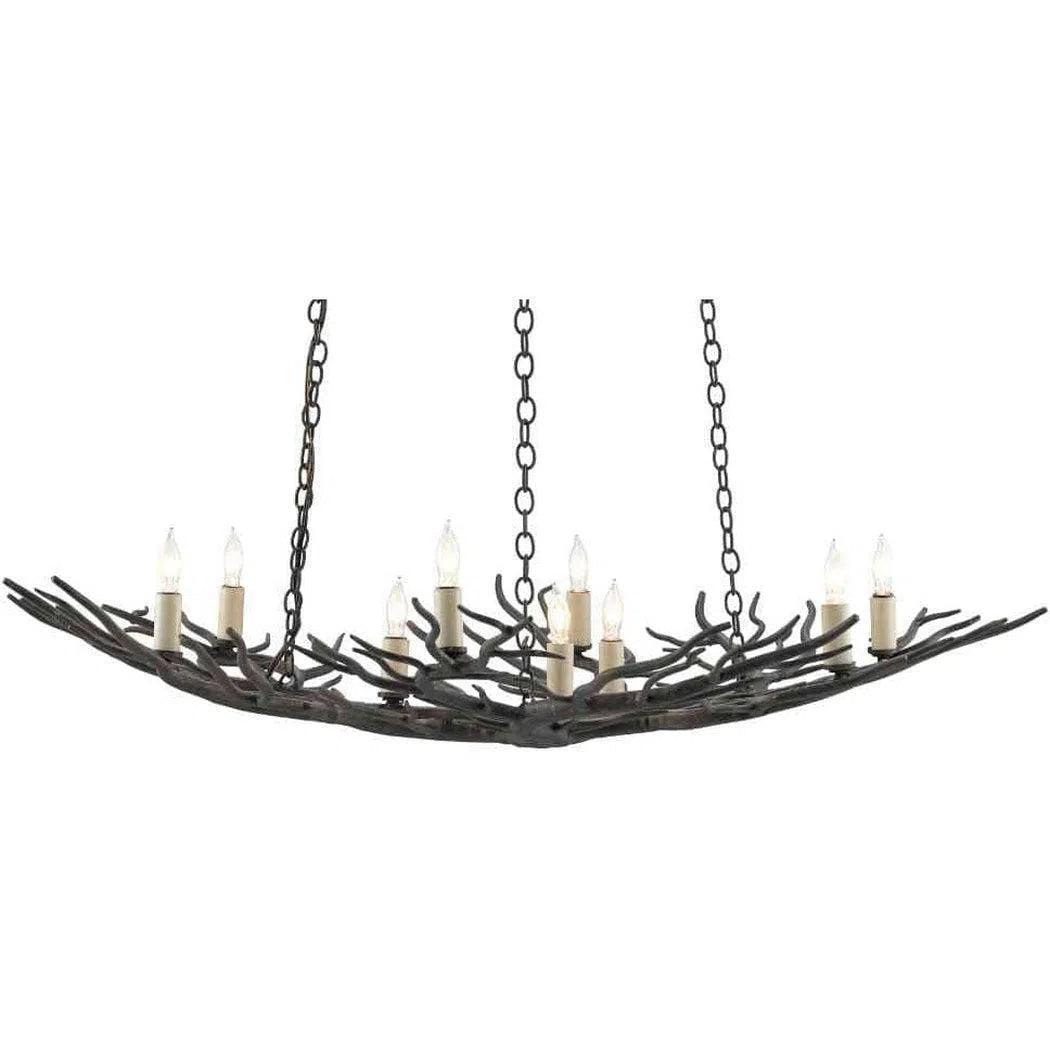 Bronze Rainforest Bronze Small Chandelier