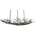 Bronze Rainforest Bronze Small Chandelier