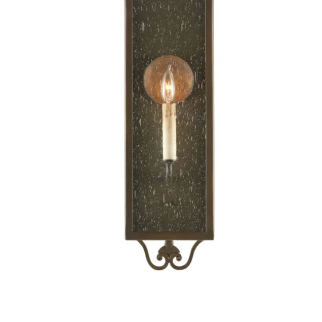 Bronze Verdigris Wolverton Wall Sconce - LOOMLAN - Currey & Co - Wall Sconces