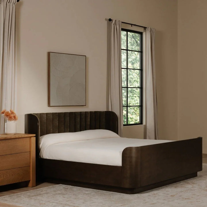 Brook Country Oak With Floating Top Chest - LOOMLAN - Moe's Home - Chests