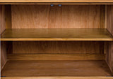 Brook Teak Wood Sideboard With 2 Doors-Sideboards-Noir-LOOMLAN