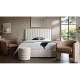 Brooke Ivory Boucle Bed Frame-Beds-Diamond Sofa-LOOMLAN