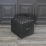 Brooklyn Leather Stylish Pouf