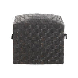 Brooklyn Leather Stylish Pouf