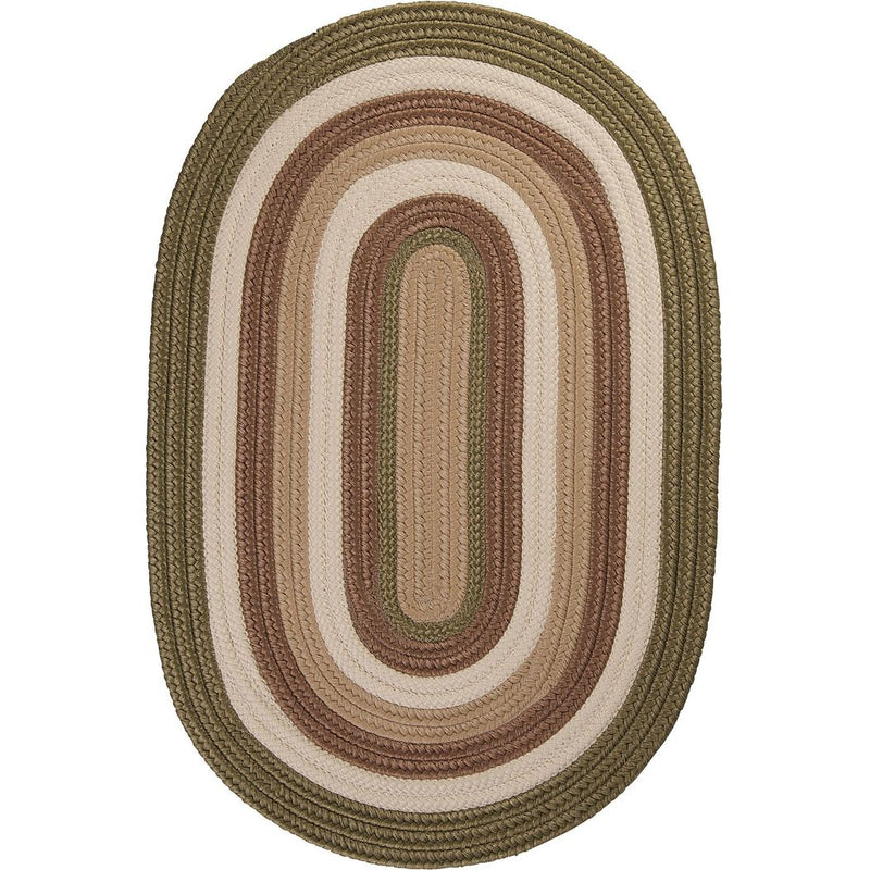 Brooklyn Modern Oval Outdoor Rugs-Outdoor Rugs-Colonial Mills-Moss-2' x 3'-LOOMLAN