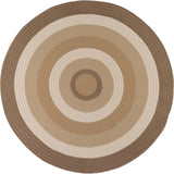 Brooklyn Modern Round Outdoor Rugs-Outdoor Rugs-Colonial Mills-Natural-3' x 3'-LOOMLAN