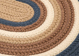 Brooklyn Modern Oval Outdoor Rugs