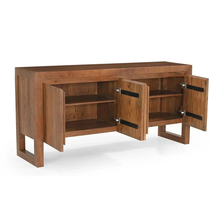 68-Inch Solid Acacia Wood Sideboard | LOOMLAN