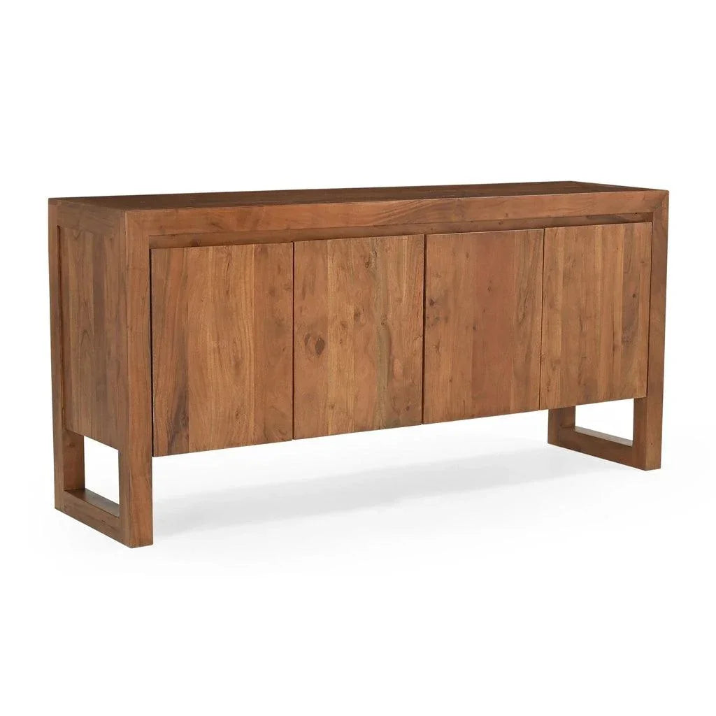 68-Inch Solid Acacia Wood Sideboard | LOOMLAN