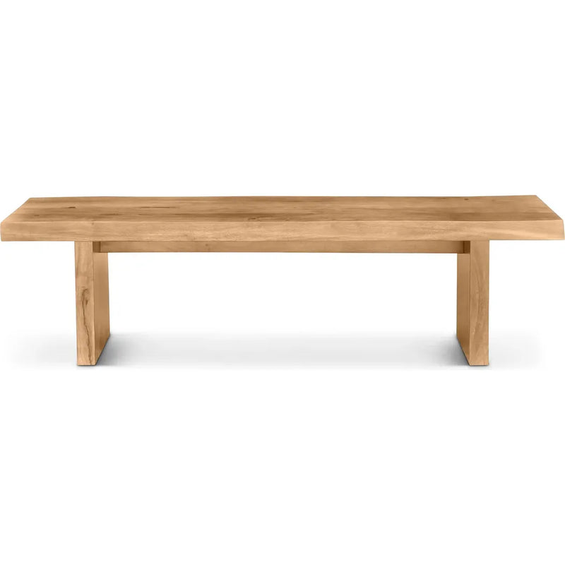 Brooks Wooden Modern Bench-Dining Benches-Urbia-LOOMLAN