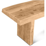 Brooks Wooden Modern Bench-Dining Benches-Urbia-LOOMLAN