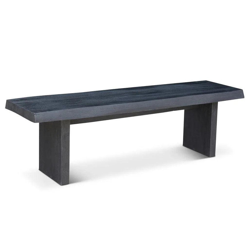 Brooks Wooden Modern Bench-Dining Benches-Urbia-Ebonized-78" W-LOOMLAN