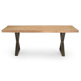 Brooks X Base Rectangular Dining Table