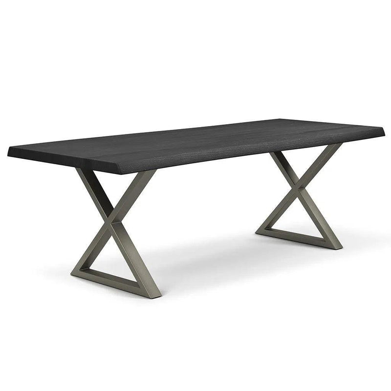 Brooks X Base Rectangular Dining Table