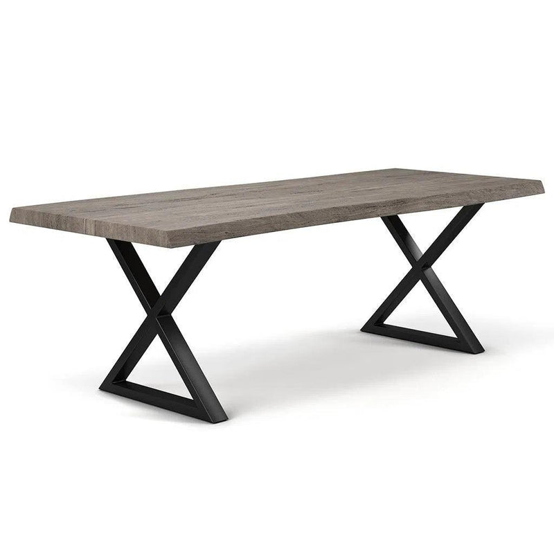 Brooks X Base Rectangular Dining Table