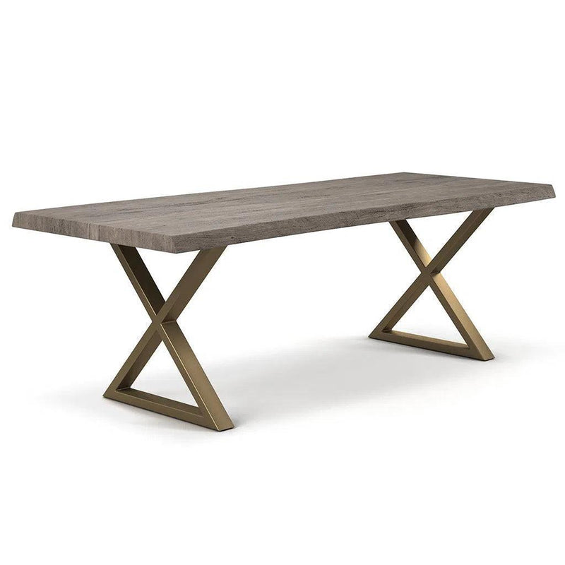 Brooks X Base Rectangular Dining Table