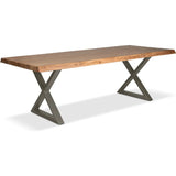 Brooks X Base Rectangular Dining Table