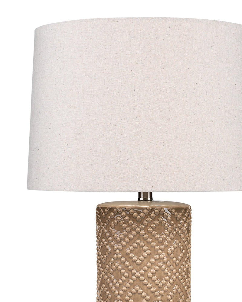 Brown Ceramic Albi Table Lamp Table Lamps LOOMLAN By Jamie Young