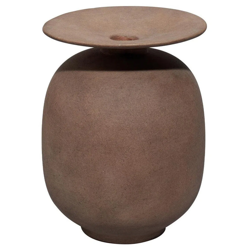 Brown Ceramic Highland Decorative Vase Vases & Jars LOOMLAN By Jamie Young