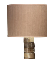 Brown Faux Buffalo Horn Stacked Floor Lamp Floor Lamps LOOMLAN By Jamie Young