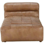 Brown Leather Lounge Chaise Indoor