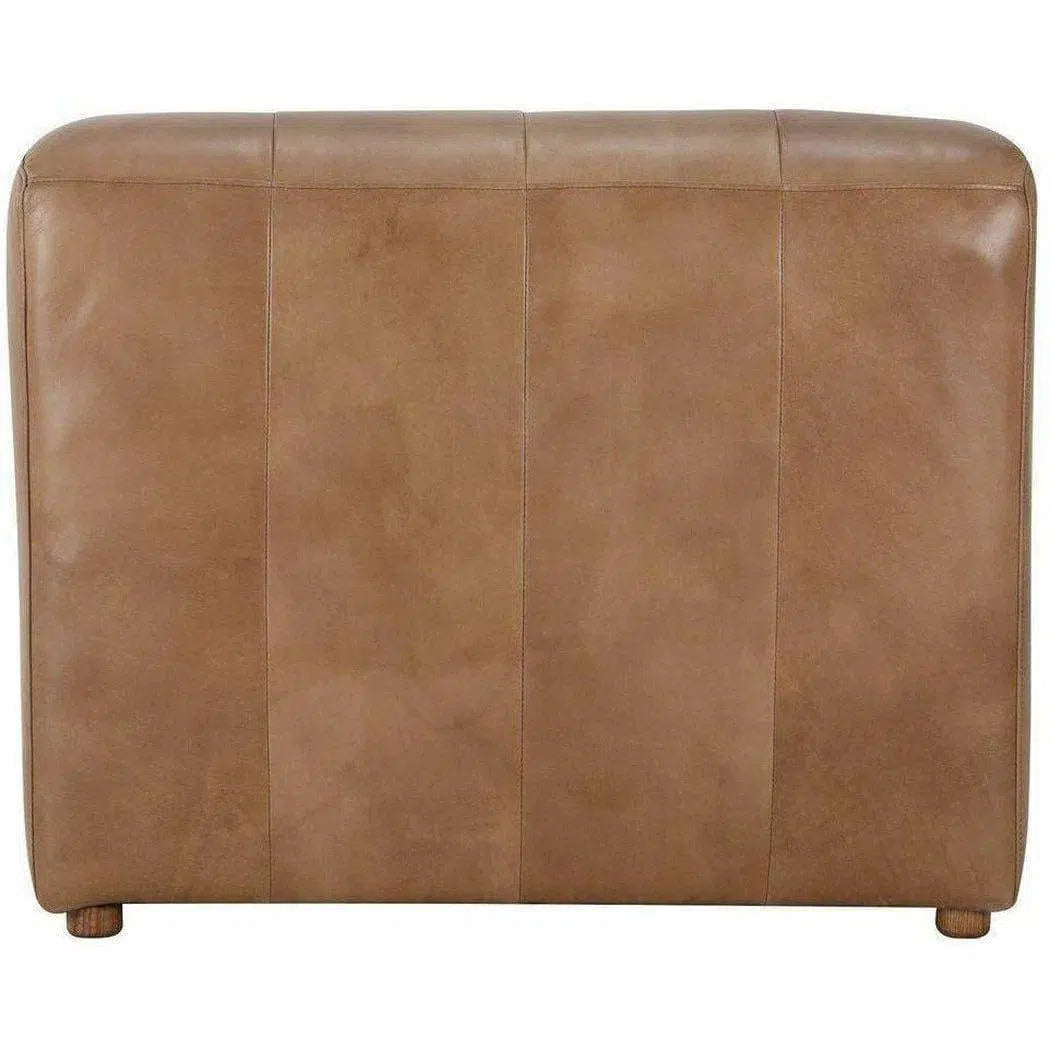 Brown Leather Lounge Chaise Indoor