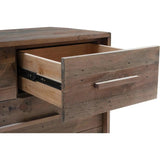 Brown Reclaimed Solid Wood Nevada 6 Drawer Chest