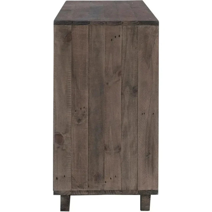 Brown Reclaimed Solid Wood Nevada 6 Drawer Dresser - LOOMLAN - LH Imports - Dressers