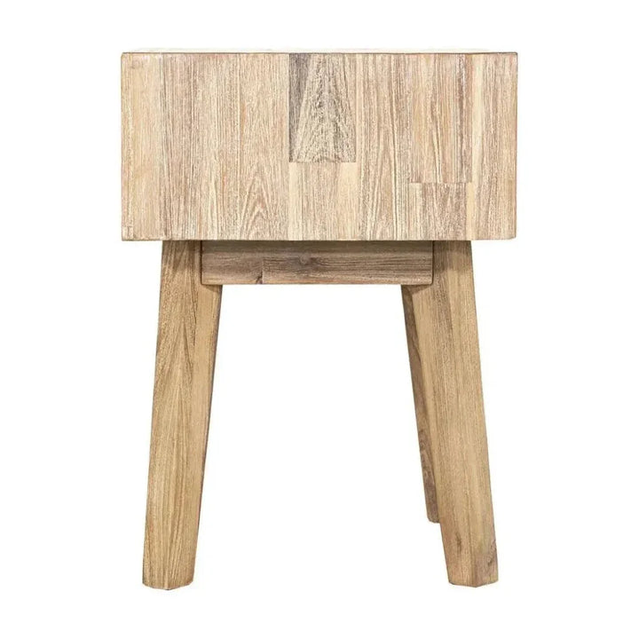 Brown Solid Wood Gia 1 Drawer Nightstand - LOOMLAN - LH Imports - Nightstands