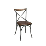 Black Armless Metal Counter Height Stool (NO CUSHION)