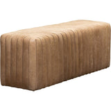 Bryant Leather Luxurious Bench Ottoman