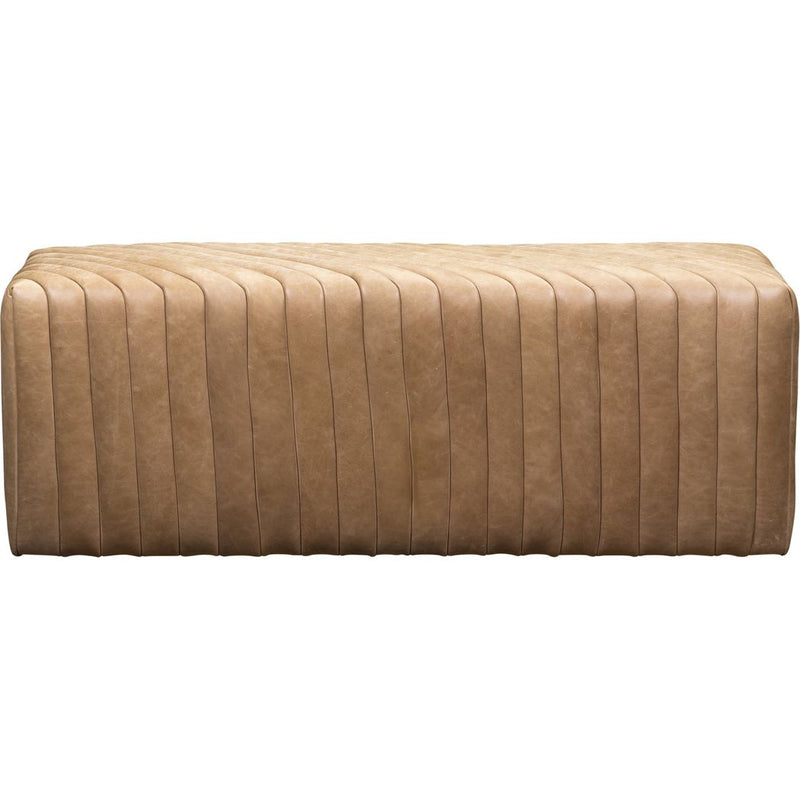 Bryant Leather Luxurious Bench Ottoman