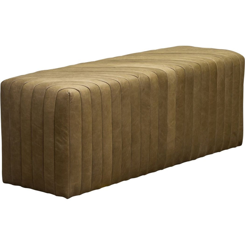 Bryant Leather Luxurious Bench Ottoman