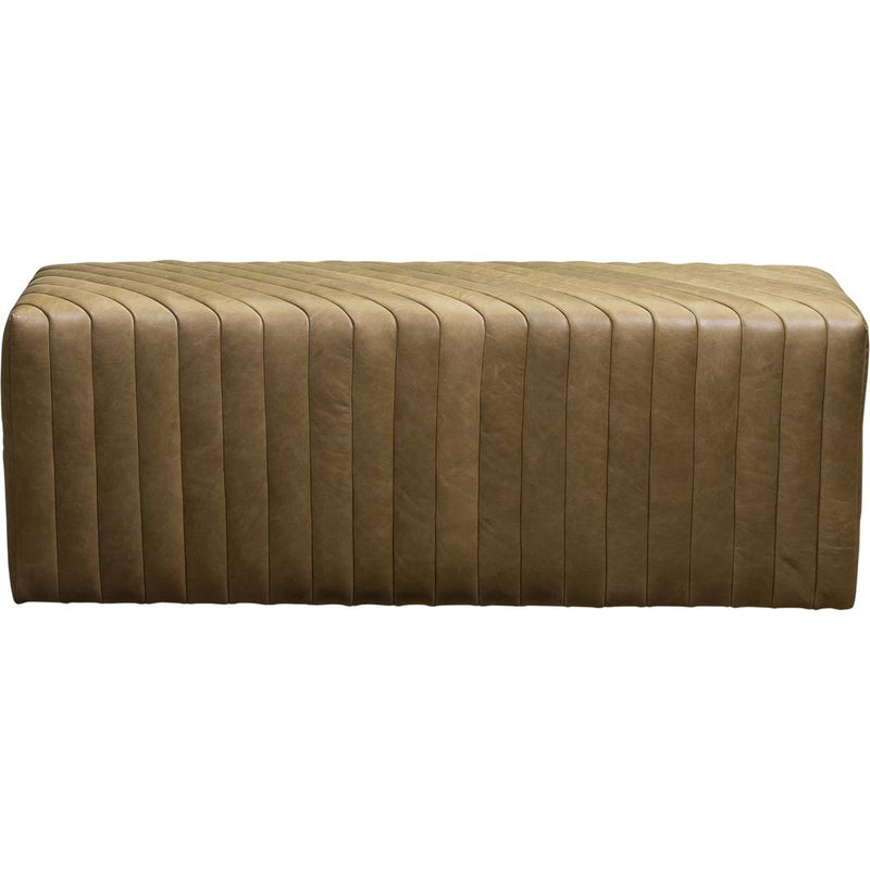 Bryant Leather Luxurious Bench Ottoman