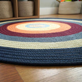 Bryson Multi-Colored Braid Outdoor Rugs-Outdoor Rugs-Colonial Mills-LOOMLAN