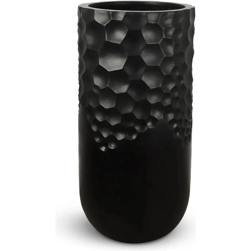 Bubble Modern Designed Outdoor Planter-Planters-Le Present-Black-LOOMLAN