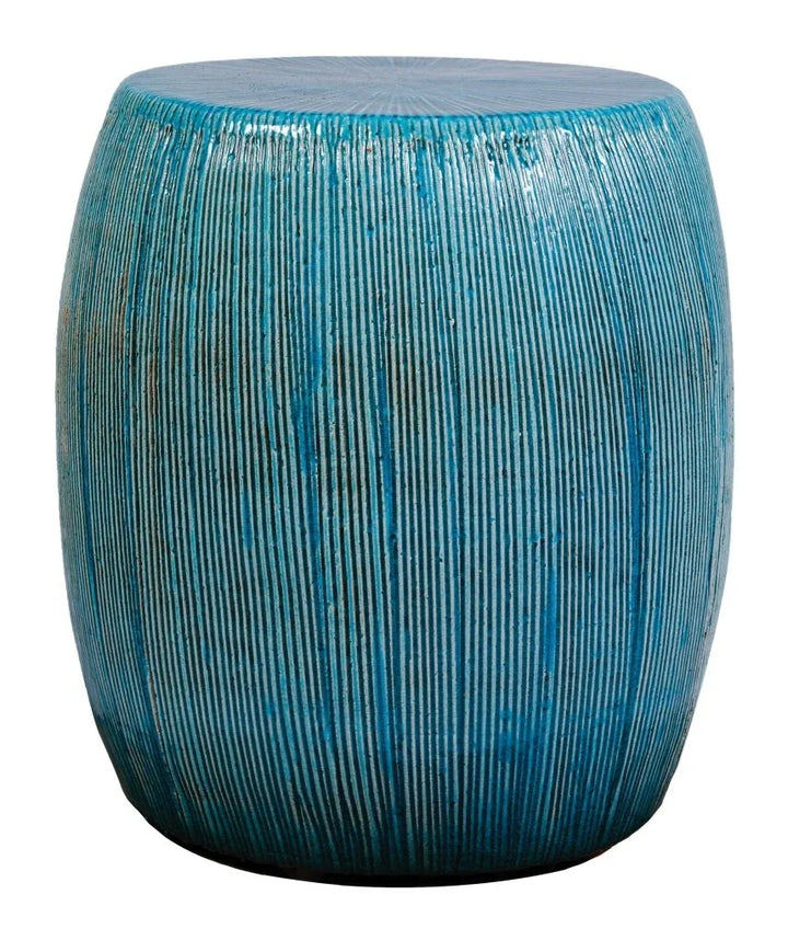 Bud Ceramic Patio Armless Stool-Garden Stools-Seasonal Living-LOOMLAN