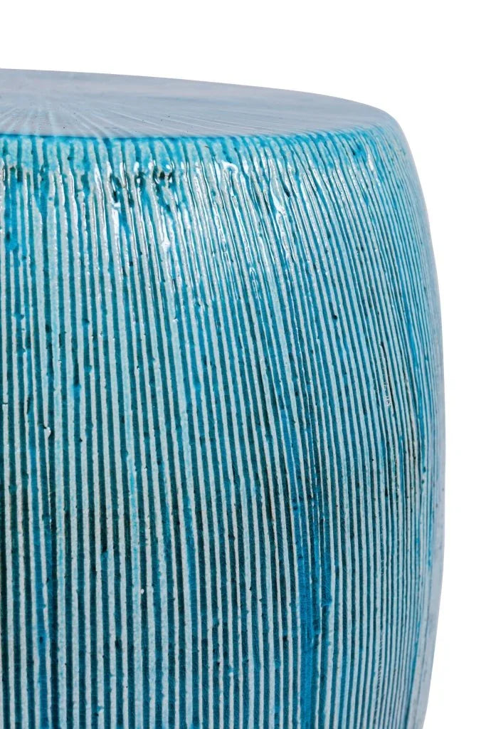 Bud Ceramic Patio Armless Stool-Garden Stools-Seasonal Living-LOOMLAN