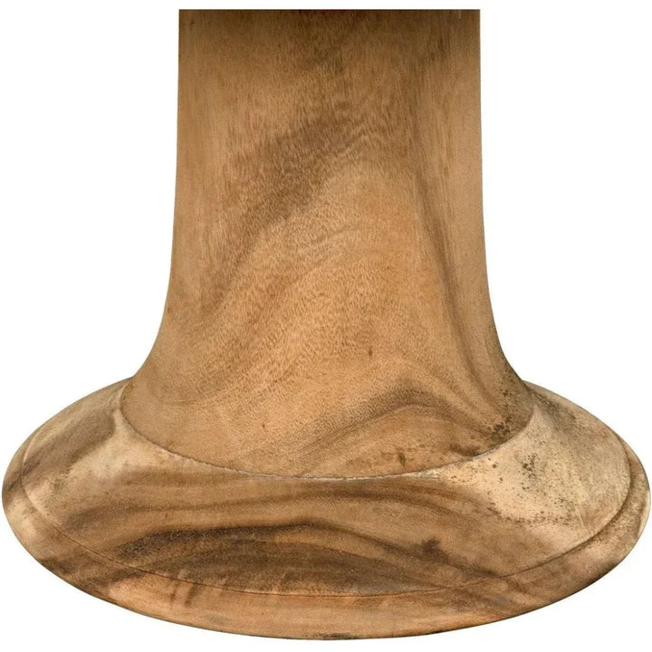 Buddha Natural Teal Wood Armless Chair - LOOMLAN - Noir - Accent Chairs