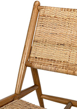 Bundy Relax Chair,Teak-Accent Chairs-Noir-LOOMLAN