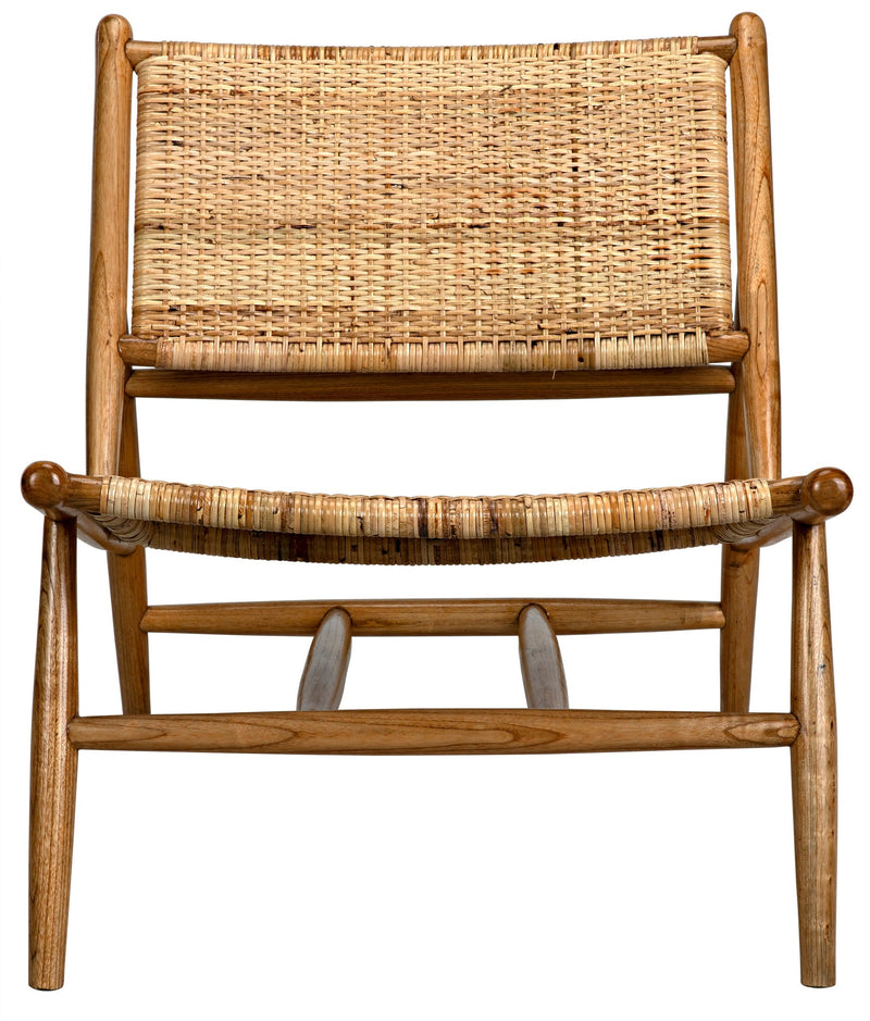 Bundy Relax Chair,Teak-Accent Chairs-Noir-LOOMLAN