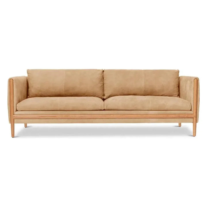 Bungalow Eco - conscious Customized Leather Sofa - LOOMLAN - One For Victory - Sofas & Loveseats